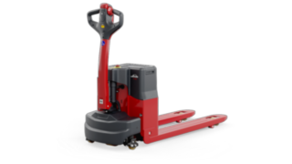 Model T14 B wyróżnia się ergonomiczną konstrukcją, efektywną obsługą, przemyślaną koncepcją bezpieczeństwa oraz łatwą konserwacją podczas prac w pomieszczeniach Wózek paletowy T14 B firmy Linde