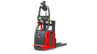 Autonomiczny wózek stertujący L-MATIC od firmy Linde Material Handling Autonomiczny wózek stertujący L-MATIC od firmy Linde Material Handling