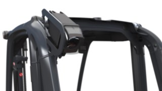 Wizualne systemy ostrzegawcze, takie jak Linde BlueSpot™ oraz TruckSpot, zapewniają większe bezpieczeństwo Wizualne systemy ostrzegawcze na szczycie wózka