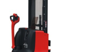 Elektryczne wózki stertujące z łapami podporowymi L10 – L12 AS od firmy Linde Material Handling