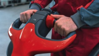 Wózek podczas manewrowania