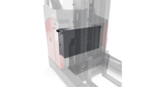 Wózek wysokiego składowania firmy Linde MH z baterią litowo-jonową