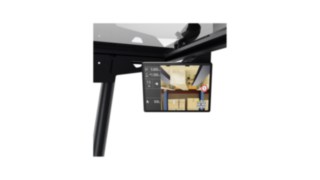 Wózek wysokiego składowania firmy Linde MH z 7-calowym wyświetlaczem wielofunkcyjnym