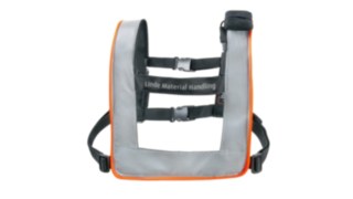 Pas ostrzegawczy dla pieszych firmy Linde Material Handling