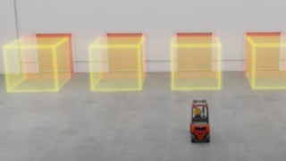 Linde Door Control Rectangular zapewnia, że otwiera się tylko bezpośrednio aktywowana brama szybkobieżna. 