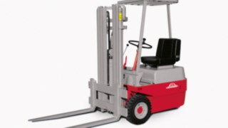 Pierwszy elektryczny wózek widłowy firmy Linde Material Handling Pierwszy elektryczny wózek widłowy firmy Linde Material Handling