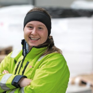 Sarah Benz, kierowniczka zmiany, DB Schenker, Schweinfurt Sarah Benz, kierowniczka zmiany, DB Schenker, Schweinfurt