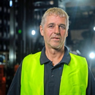 Ralf Falkenberg, Truck Operator w firmie Gerolsteiner Ralf Falkenberg, Truck Operator w firmie Gerolsteiner