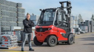 Waldemar Pepke, Truck Operator w firmie Layher Waldemar Pepke, Truck Operator w firmie Layher