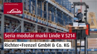 V modular marki Linde w użyciu w firmie Richter + Frenzel V modular marki Linde w użyciu w firmie Richter + Frenzel