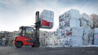 Wózki widłowe H50 firmy Linde Material Handling