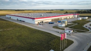 Zakład w Kołbaskowie w Polsce, produkujący na potrzeby firmy Linde MH