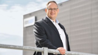 Tobias Arndt, Dyrektor Logistyki w firmie ebm-papst w Mulfingen Zdjęcie Tobiasa Arndta, Dyrektora Logistyki w firmie ebm-papst w Mulfingen