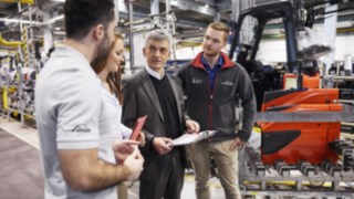 Spotkanie na produkcji w firmie Linde Spotkanie na produkcji w firmie Linde