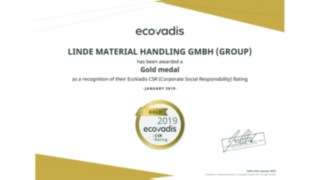 EcoVadis dla Linde EcoVadis dla Linde