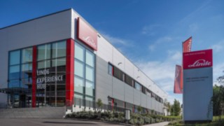Linde Experience Hub w oddziale w Aschaffenburgu.