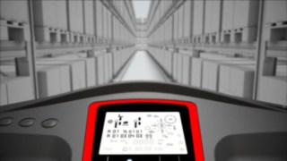 System wspomagający zarządzanie magazynem (WMS) firmy Linde Material Handling podczas pracy. System wspomagający zarządzanie magazynem (WMS) firmy Linde Material Handling podczas pracy.