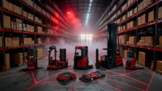 Oferta produktów zautomatyzowanych wózków widłowych firmy Linde Material Handling