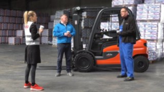 HASIT testuje wózek widłowy z przeciwwagą X35 firmy Linde. Wideo na temat X35 z Linde Material Handling