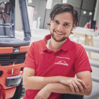 Fabian Zimmermann, kierownik produktu Safety Solutions w Linde Material Handling Fabian Zimmermann, kierownik produktu Safety Solutions w Linde Material Handling