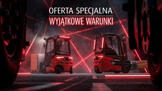 Wózki czołowe Linde dostępne w specjalnej ofercie