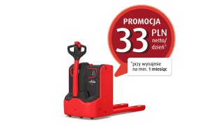 Promocja na wynajem wózków Linde