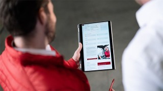 myLinde system zarzadzania flota aplikacja na tablecie