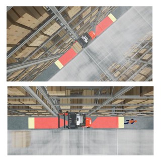 Linde PPS bezpieczeństwo w korytarzach VNA