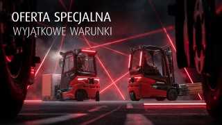 Wózki czołowe Linde dostępne w specjalnej ofercie
